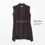 CCa-034 Cardigan Tanpa Lengan